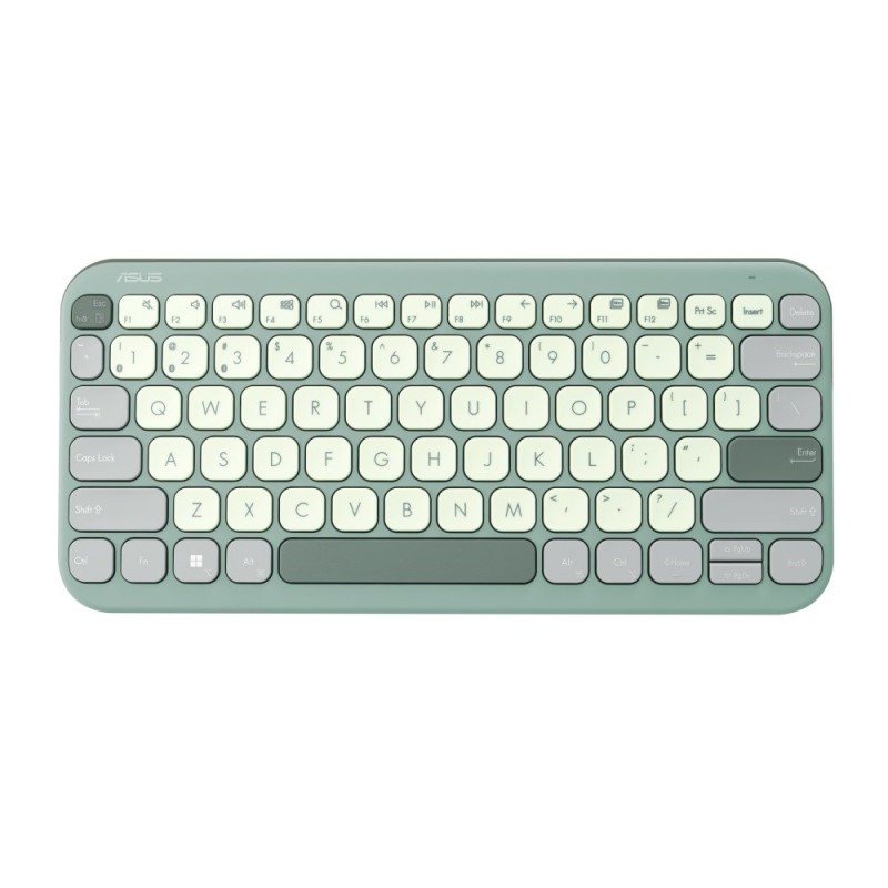 ASUS Marshmallow KW100 keyboard Home Bluetooth US English Green