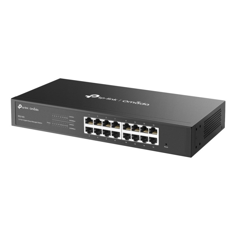 TP-Link Omada ES216G network switch Managed L2 Gigabit Ethernet (10/100/1000) Black