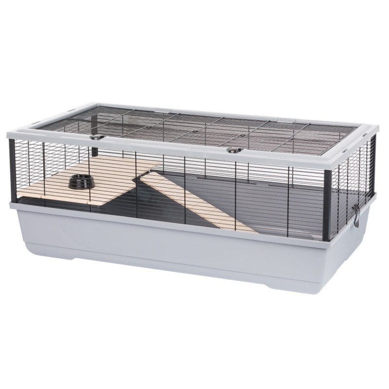 INTER-ZOO Bernie Wood grey - cage for rodents - 100 x 54 x 39cm