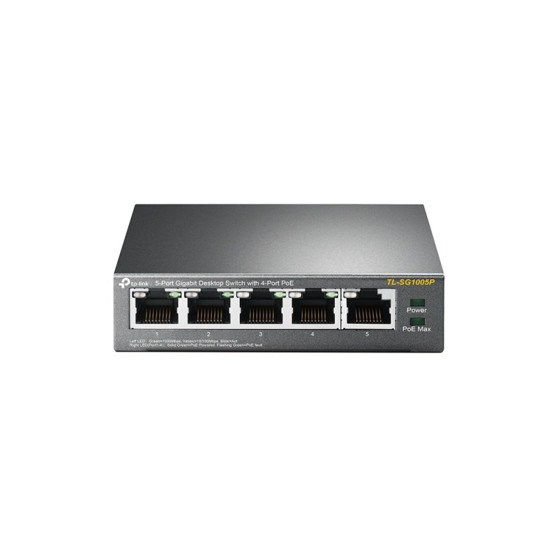 TP-Link 5-Port Gigabit Desktop PoE Switch with 4-Port