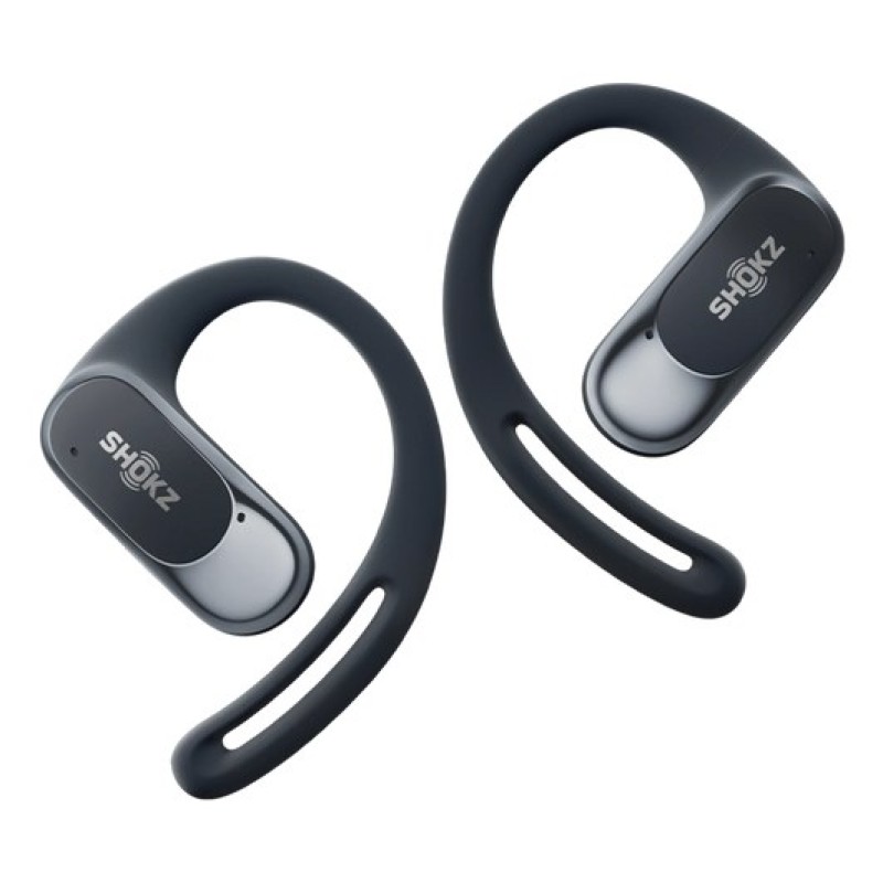 SHOKZ OpenFit Air Headset Wireless Ear-hook Calls/Music/Sport/Everyday Bluetooth Black SHOKZ OpenFit Air Headset Wireless Ear-hook Calls/Music/Sport/Everyday Bluetooth Black