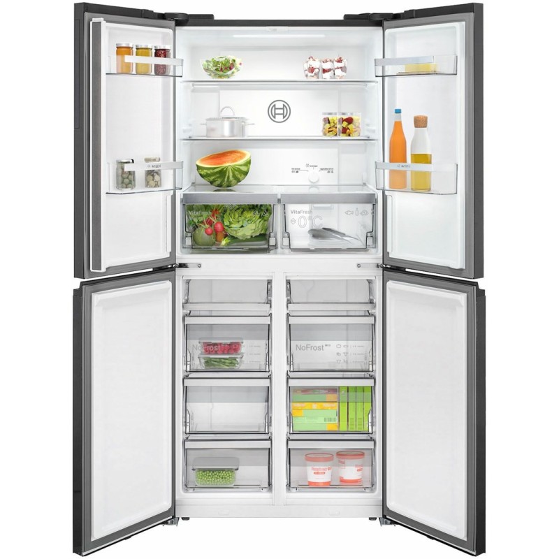 Bosch Serie 4 KMC85LBEA side-by-side refrigerator Freestanding 547 L E Black Bosch Serie 4 KMC85LBEA side-by-side refrigerator Freestanding 547 L E Black