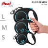 Flexi Automatic leash Black Design S 5 m, Blue Flexi Automatic leash Black Design S 5 m, Blue