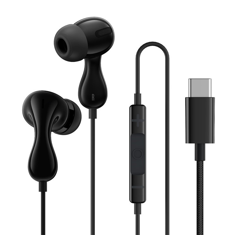 Baseus Encok CZ20 Headset Wired In-ear Calls/Music USB Type-C Black Baseus Encok CZ20 Headset Wired In-ear Calls/Music USB Type-C Black