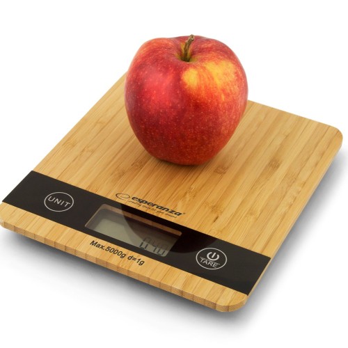 Esperanza EKS005 Electronic kitchen scale Bambus Tabletop Rectangle Esperanza EKS005 Electronic kitchen scale Bambus Tabletop Rectangle
