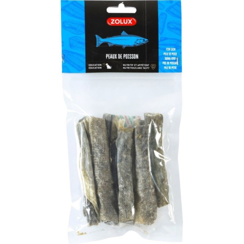 ZOLUX Fish skin - dog treat - 60g