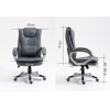 Activejet heated office chair with massage YK7304 grey