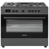 Ravanson KWGE-K90 Cheff Modern Black gas and electric cooker (black)