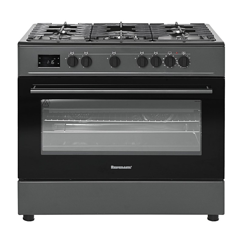 Ravanson KWGE-K90 Cheff Modern Black gas and electric cooker (black) Ravanson KWGE-K90 Cheff Modern Black gas and electric cooker (black)