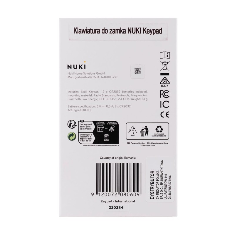 Nuki 9120072080609 smart lock Smart door lock Nuki 9120072080609 smart lock Smart door lock