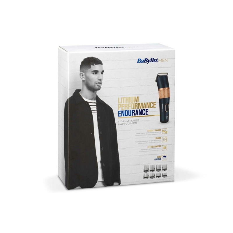 BaByliss E986E hair trimmers/clipper Black BaByliss E986E hair trimmers/clipper Black