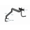 Gembird MA-DA3-03 monitor mount / stand 68.6 cm (27 Gembird MA-DA3-03 monitor mount / stand 68.6 cm (27