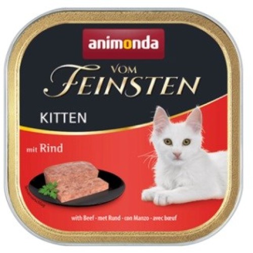 ANIMONDA Vom Feinsten Kitten Beef - wet cat food - 100g