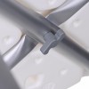 Rectangular shower stool with height adjustment Rectangular shower stool with height adjustment
