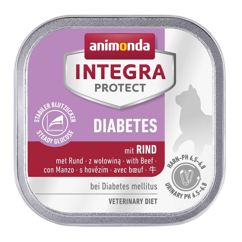 ANIMONDA Integra Protect Diabetes Beef - wet cat food - 100g