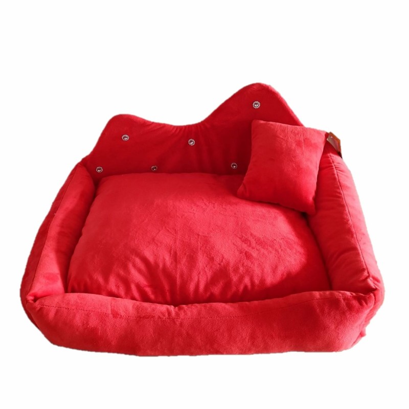 GO GIFT Prince red XL - pet bed - 60 x 45 x 10 cm GO GIFT Prince red XL - pet bed - 60 x 45 x 10 cm