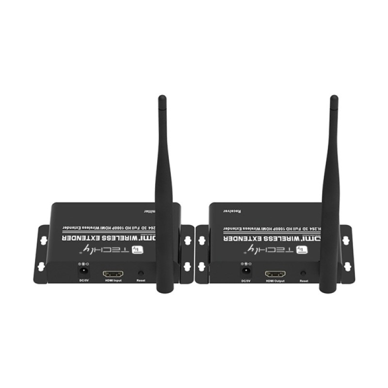 Techly IDATA HDMI-WL55 AV extender AV transmitter & receiver Black Techly IDATA HDMI-WL55 AV extender AV transmitter & receiver Black