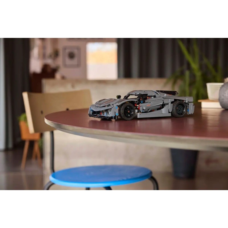 LEGO TECHNIC 42173 Koenigsegg Jesko Absolute Grey Hypercar LEGO TECHNIC 42173 Koenigsegg Jesko Absolute Grey Hypercar