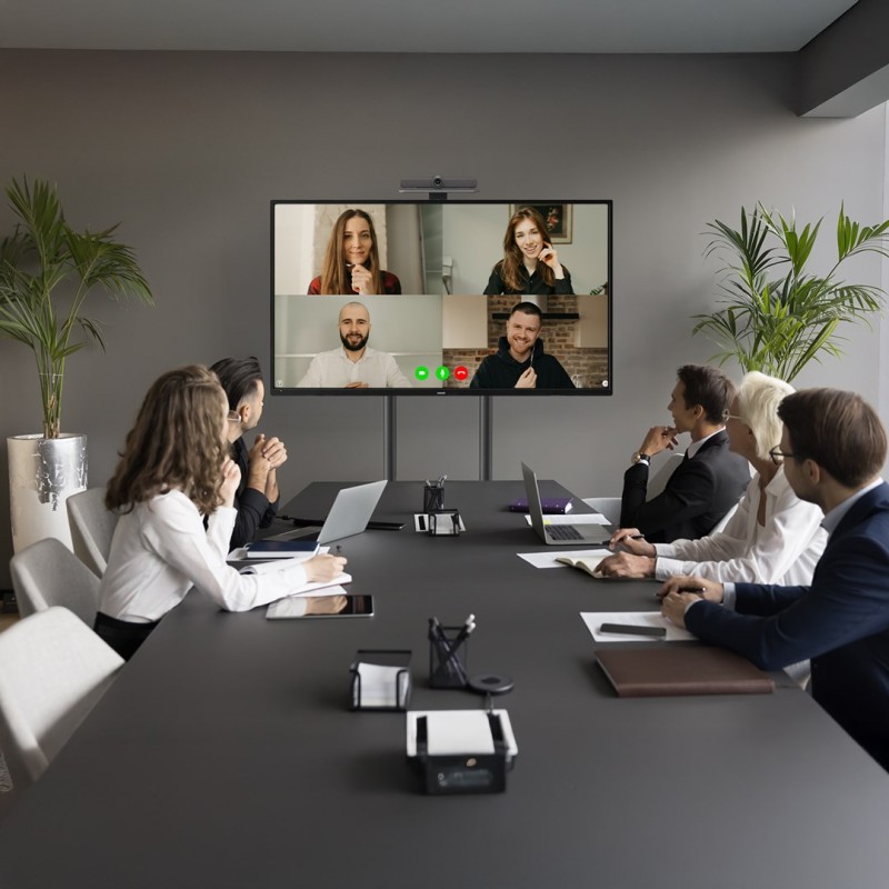 Maclean TV stand / cart, camera shelf, on wheels, 37-70