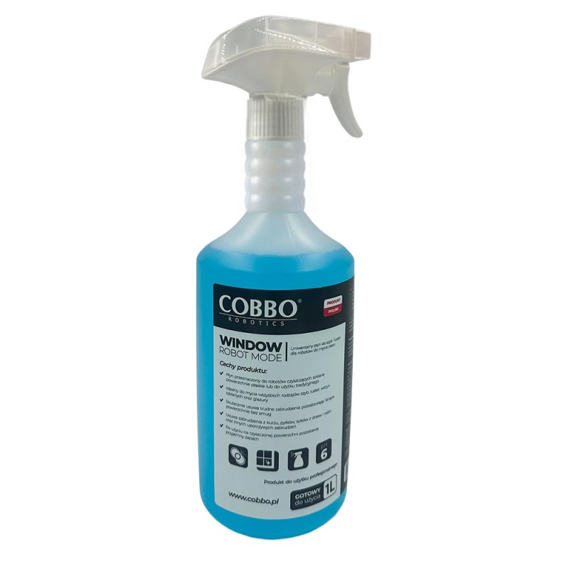 COBBO ROBOTIC WINDOW CLEANING LIQUID 1000ML WINDOW COBBO ROBOTIC WINDOW CLEANING LIQUID 1000ML WINDOW