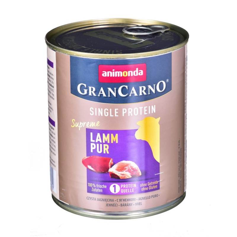 ANIMONDA GranCarno Single Protein flavor: lamb - 800g can