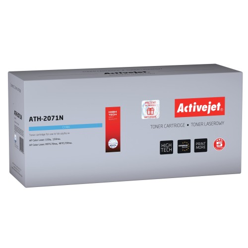 Activejet ATH-2071N toner (replacement for HP 117A 2071A; Supreme; 700 pages; cyan) Activejet ATH-2071N toner (replacement for HP 117A 2071A; Supreme; 700 pages; cyan)