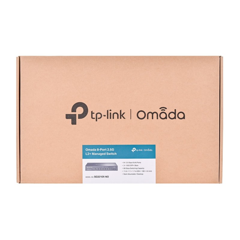 TP-Link Omada 8-Port 2.5G L2+ Managed Switch TP-Link Omada 8-Port 2.5G L2+ Managed Switch