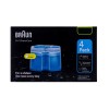 Braun 4 pack Cleaning cartridge