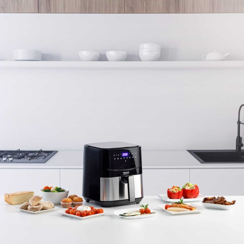 Taurus AF1450XD Single 5 L Stand-alone 1450 W Hot air fryer Black, Stainless steel Taurus AF1450XD Single 5 L Stand-alone 1450 W Hot air fryer Black, Stainless steel