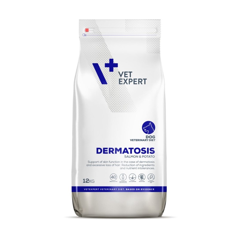 VET EXPERT Veterinary Diet Dermatosis Dog Salmon & Potato - dry dog food - 12 kg VET EXPERT Veterinary Diet Dermatosis Dog Salmon & Potato - dry dog food - 12 kg