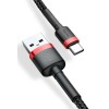 Baseus Cafule USB cable 2 m USB A USB C Black, Red Baseus Cafule USB cable 2 m USB A USB C Black, Red