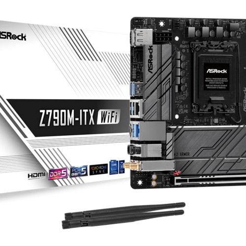 Asrock Z790M-ITX WiFi Intel Z790 LGA 1700 mini ITX Asrock Z790M-ITX WiFi Intel Z790 LGA 1700 mini ITX