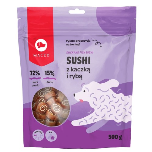 MACED Duck and fish sushi - Dog treat - 500g MACED Duck and fish sushi - Dog treat - 500g