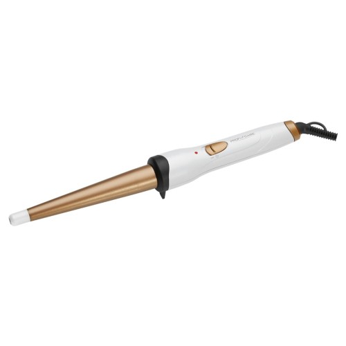 ProfiCare Conical curling iron PC-HC 3049 white/gold ProfiCare Conical curling iron PC-HC 3049 white/gold