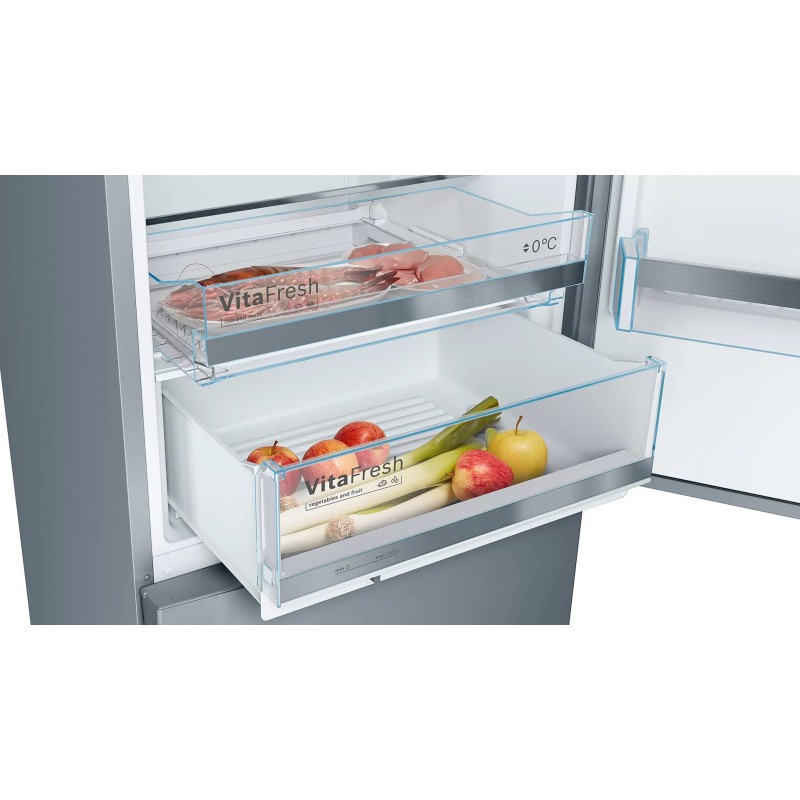 Bosch Serie 6 KGE49AICA fridge-freezer Freestanding 419 L C Stainless steel Bosch Serie 6 KGE49AICA fridge-freezer Freestanding 419 L C Stainless steel