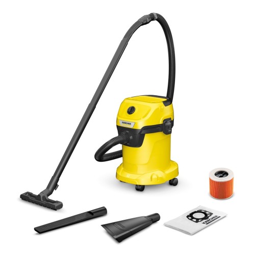 Universal hoover KARCHER WD 3 V-17/4/35 + nozzles 17 l 1000 W (1.628-124.0) Black, Yellow Universal hoover KARCHER WD 3 V-17/4/35 + nozzles 17 l 1000 W (1.628-124.0) Black, Yellow