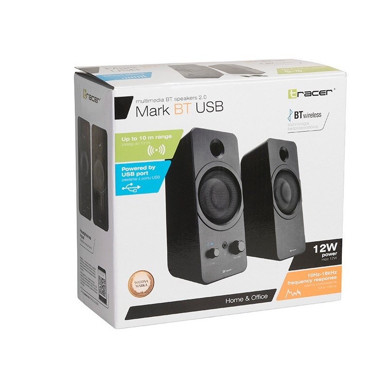 Speakers Tracer 2.0 Mark USB Bluetooth 12W TRAGLO46370 Speakers Tracer 2.0 Mark USB Bluetooth 12W TRAGLO46370