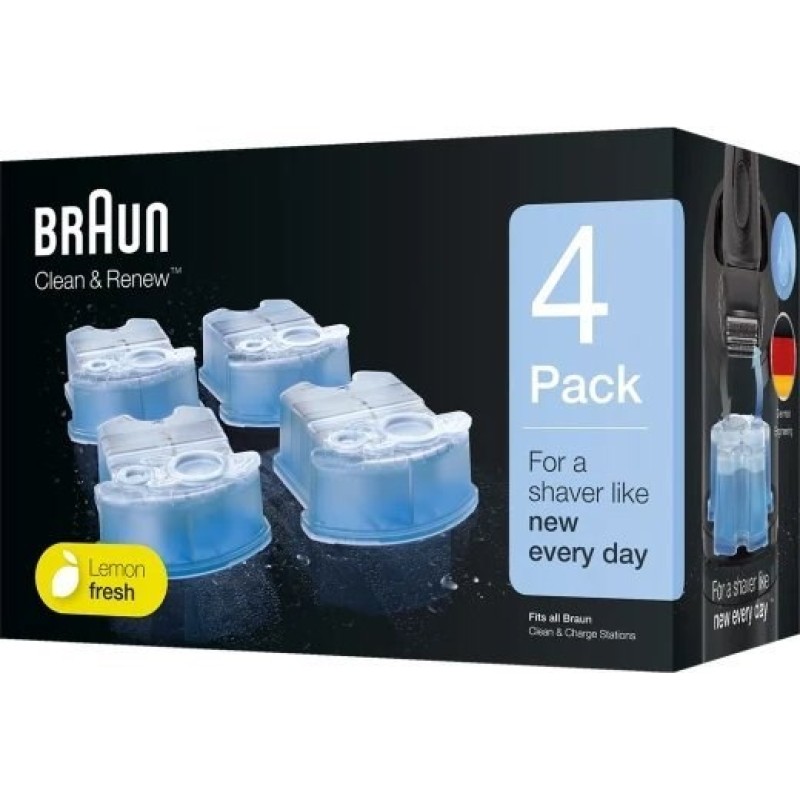 Braun 4 pack Cleaning cartridge