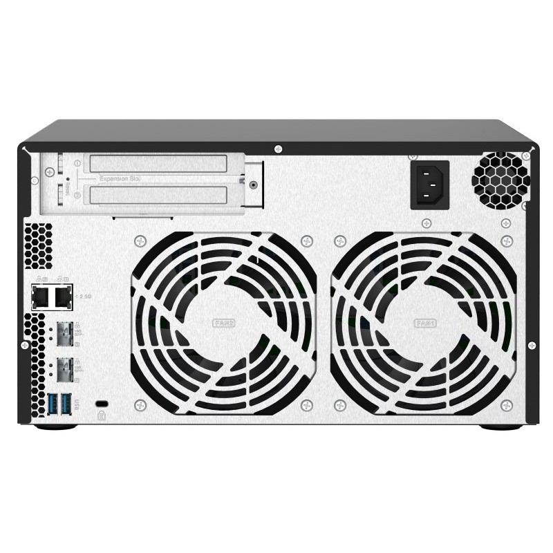 QNAP TS-832PX NAS Tower Ethernet LAN Aluminium, Black AL324