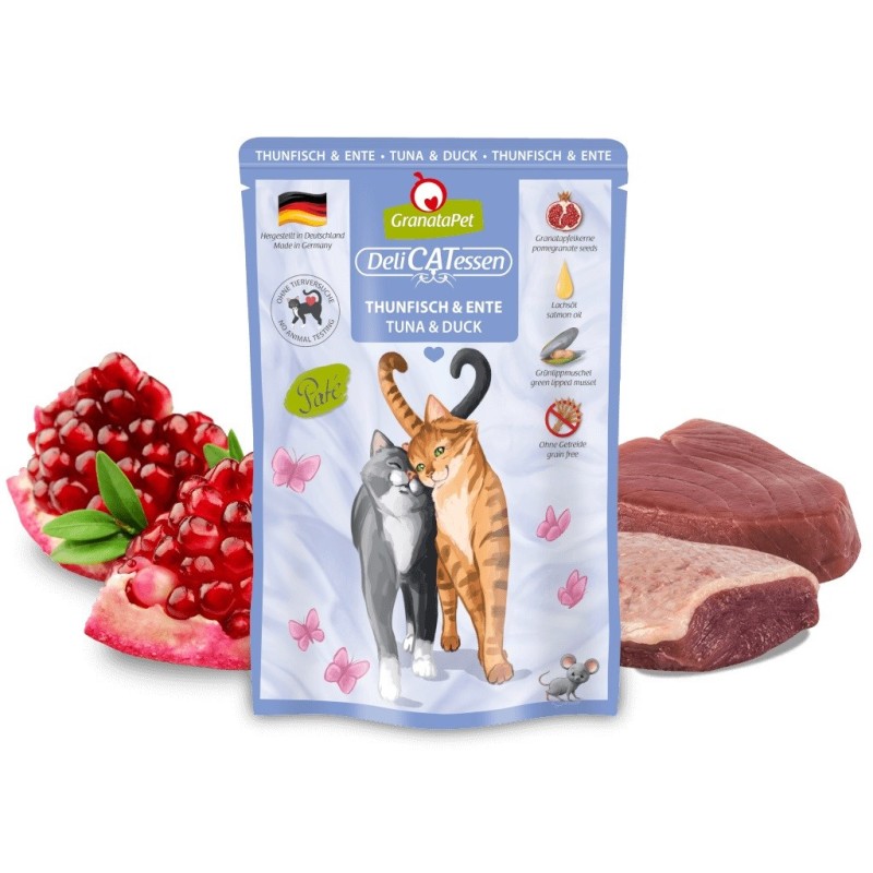 GRANATAPET DeliCATessen Tuna and duck - wet cat food - 85g GRANATAPET DeliCATessen Tuna and duck - wet cat food - 85g