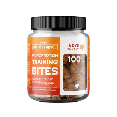 WIEJSKA ZAGRODA Monoprotein training bites Turkey - dog treat - 150g WIEJSKA ZAGRODA Monoprotein training bites Turkey - dog treat - 150g