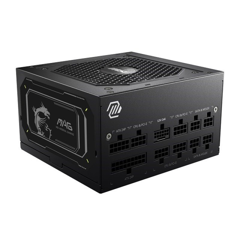 MSI MAG A750GL 750W PCIE5 II 80+ Gold Power Supply (306-7ZP8D11-CE0) MSI MAG A750GL 750W PCIE5 II 80+ Gold Power Supply (306-7ZP8D11-CE0)