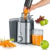 Severin ES 3566 juice maker Centrifugal juicer 400 W Black, Stainless steel