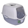 DIAMENTIQ BAYA whie/light grey -  cat litter box - 55,5 x 40 x 38,7 cm