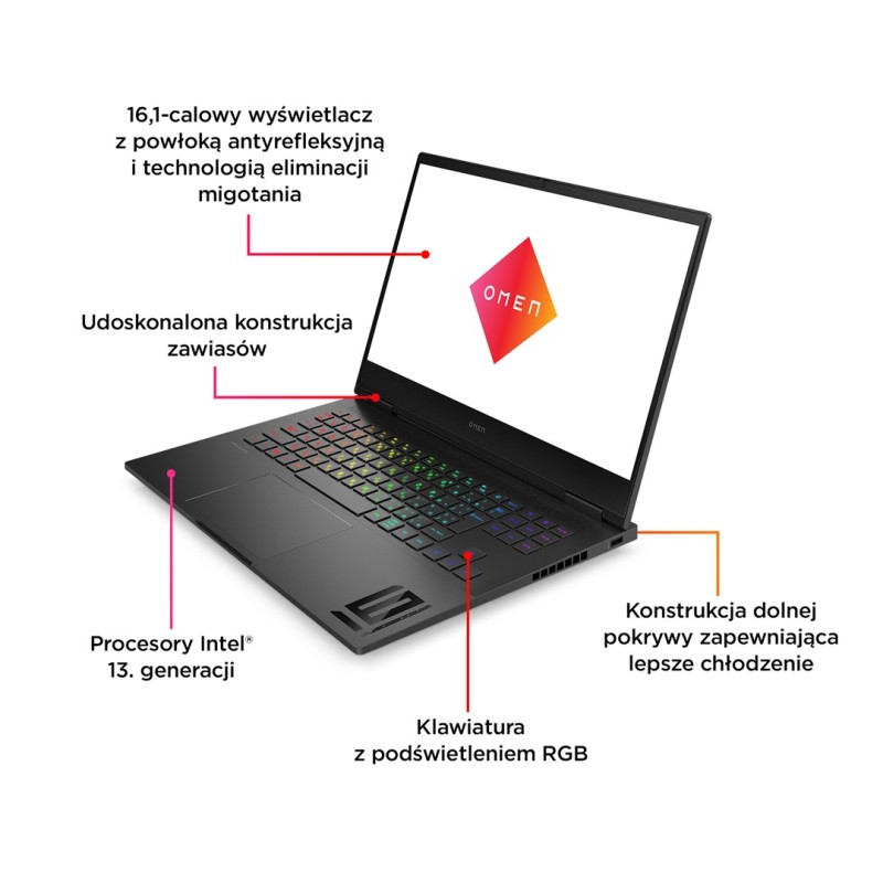 HP OMEN 16-wd0004nw i7-13620H 16,1 HP OMEN 16-wd0004nw i7-13620H 16,1