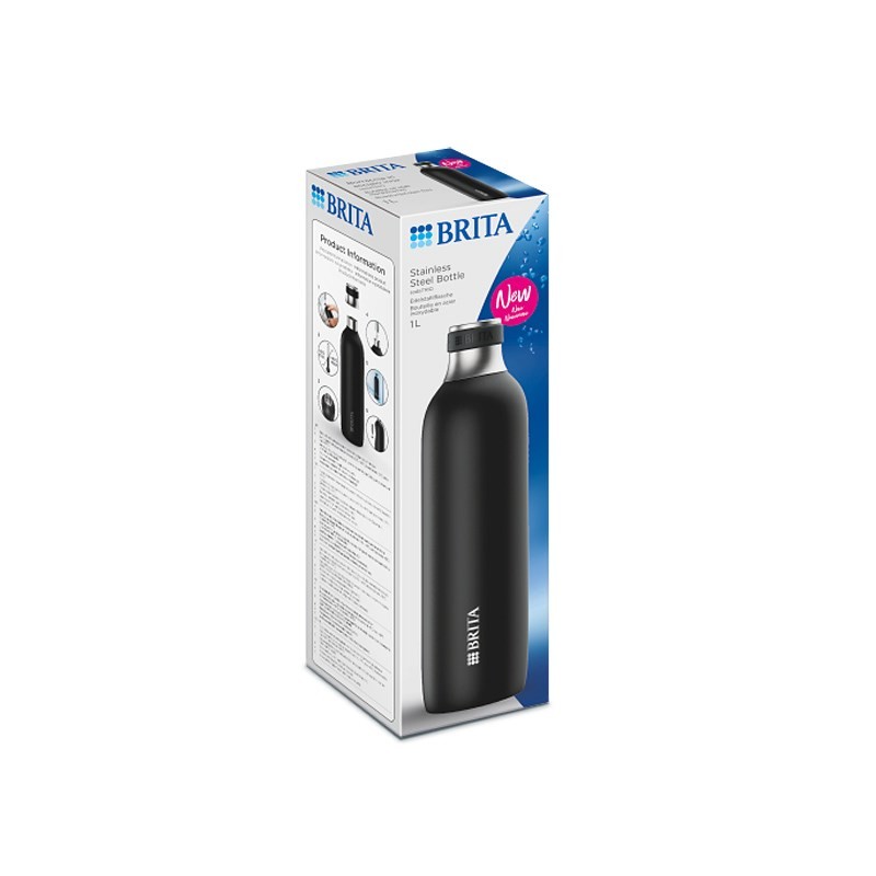 Brita sodaTRIO bottle (1 l; black) Brita sodaTRIO bottle (1 l; black)
