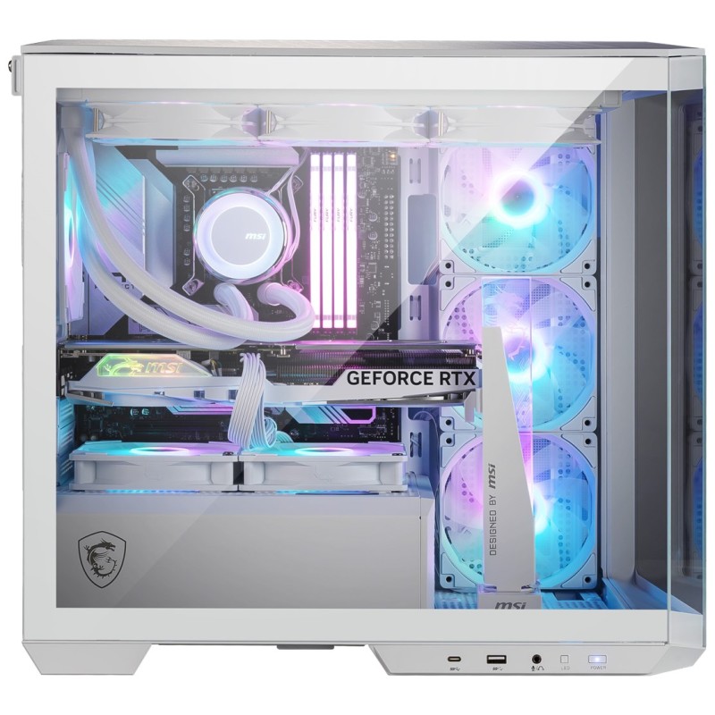 MSI MAG PANO M100R PZ Micro Tower White MSI MAG PANO M100R PZ Micro Tower White