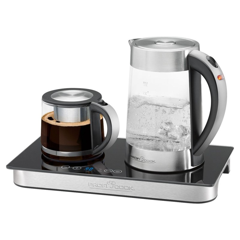 ProfiCook PC-TKS 1056 electric kettle 1.7 L Black, Stainless steel, Transparent ProfiCook PC-TKS 1056 electric kettle 1.7 L Black, Stainless steel, Transparent