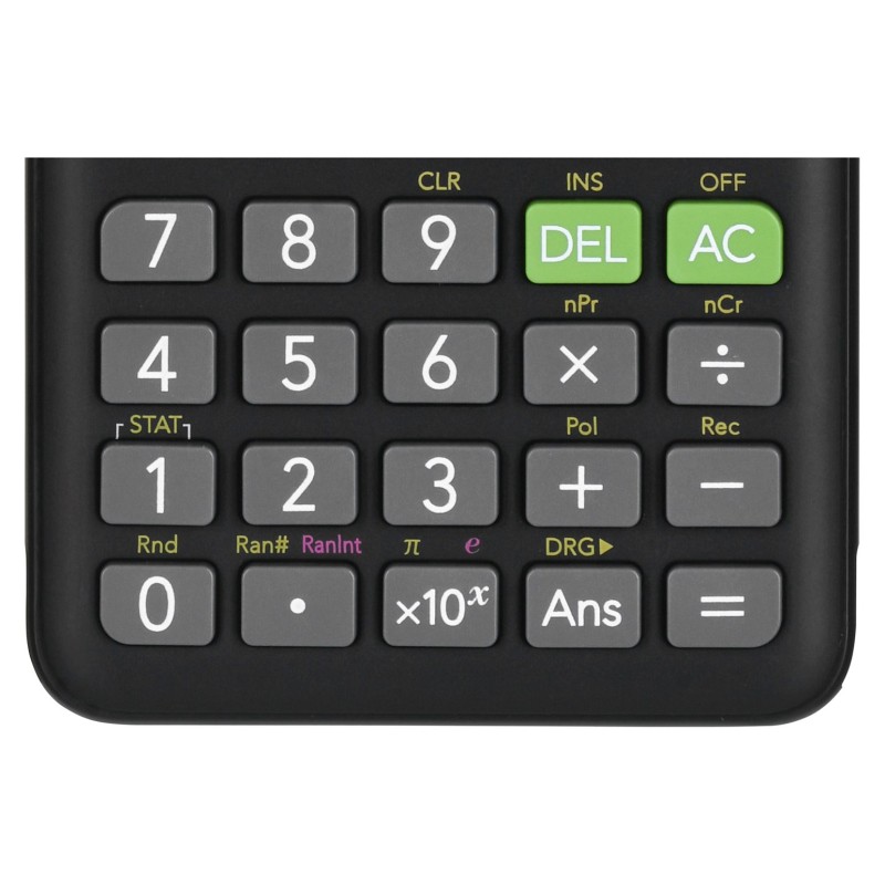 CASIO FX-82ESPLUS-2 CALCULATOR SCIENTIFIC, 252 FUNCTIONS, 77X162MM, BLACK, BOX CASIO FX-82ESPLUS-2 CALCULATOR SCIENTIFIC, 252 FUNCTIONS, 77X162MM, BLACK, BOX