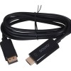 Savio CL-56 video cable adapter 1.5 m DisplayPort HDMI Type A (Standard) Black